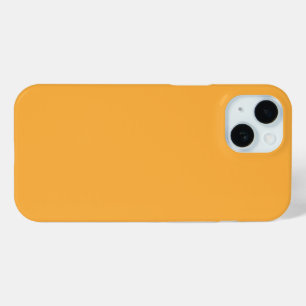 Coque Pour iPhone 15 Texture de fond orange assourdi pour le Web et l'i