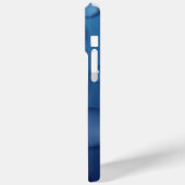 Coques Case-Mate iPhone Texture de goutte d'eau bleue (Verso / Gauche)