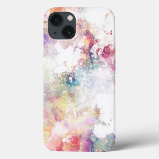 Coques Case-Mate iPhone texture de grunge Abstraite avec peinture d'aquare (Verso)