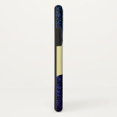 Coques Case-Mate iPhone Texture de Jeans bleus (violet) (Dos/Droite)