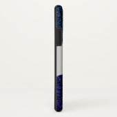 Coques Case-Mate iPhone Texture de Jeans bleus (violet) (Dos/Droite)