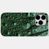 Coques Case-Mate iPhone Texture de la peau de l'alligator vert (Verso (horizontal))