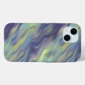 Coques Case-Mate iPhone Texture de lavande ondulée (Verso (horizontal))