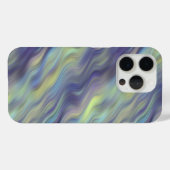 Coques Case-Mate iPhone Texture de lavande ondulée (Verso (horizontal))