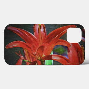 Case-Mate iPhone Case Texture de Lily-rouge par Shirley Taylor