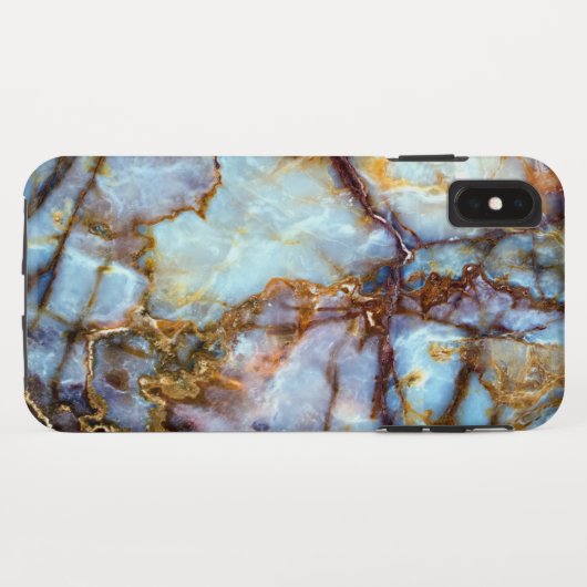 Coques Case-Mate iPhone Texture de marbre renversante (Dos (Horizontal))