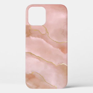 Case-Mate iPhone Case Texture de marbre rose