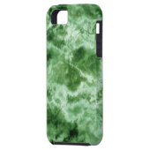 Coques Case-Mate iPhone Texture de marbre vert (Dos gauche)
