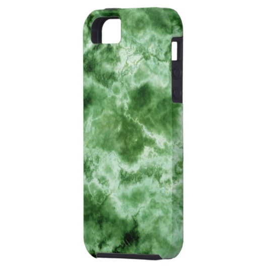 Coques Case-Mate iPhone Texture de marbre vert (Dos gauche)