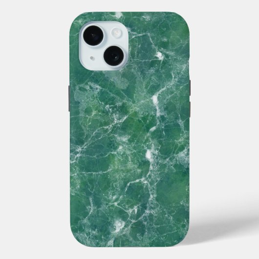 Coques Case-Mate iPhone Texture de marbre vert (Verso)