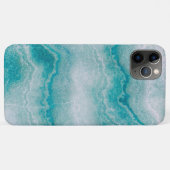 Coques Case-Mate iPhone Texture de marbre vert de mer (Dos (Horizontal))