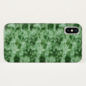 Coques Case-Mate iPhone Texture de marbre verte (Dos (Horizontal))