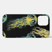 Coques Case-Mate iPhone Texture de méduse dessinée à la main. Raster, main (Verso (horizontal))