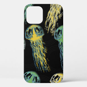 Case-Mate iPhone Case Texture de méduse dessinée à la main. Raster, main