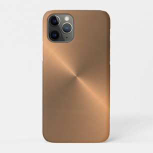 Etui iPhone Case-Mate Texture de métal réaliste cool cuivre poli