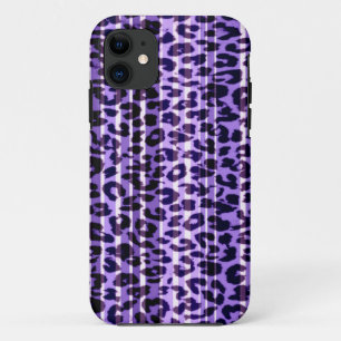 Case-Mate iPhone Case Texture de peau d'animal pourpre sans couleur