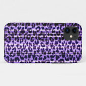 Coques Case-Mate iPhone Texture de peau d'animal pourpre sans couleur (Dos (Horizontal))