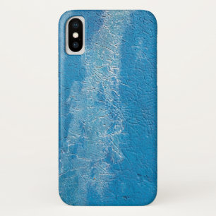 Case-Mate iPhone Case texture de peinture bleue abstraite