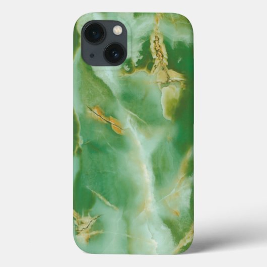 Coques Case-Mate iPhone Texture de pierre blanche et verte (Verso)