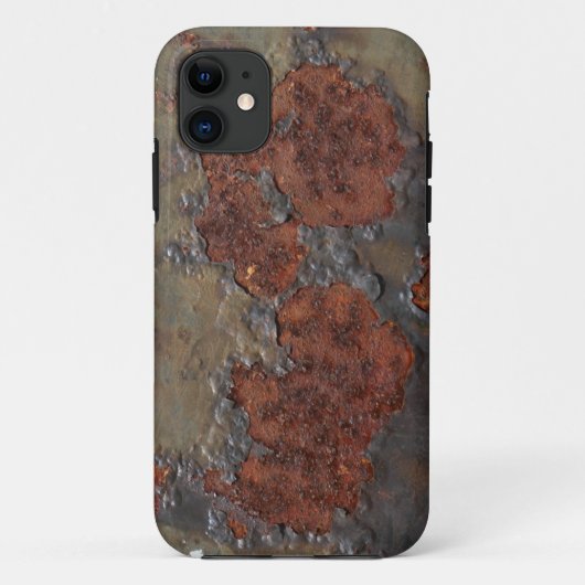 Coques Case-Mate iPhone Texture de rouille de Faux (fer rouillé floconneux (Dos)