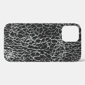 Coques Case-Mate iPhone Texture de superposition désaffectée du crocodile (Verso (horizontal))