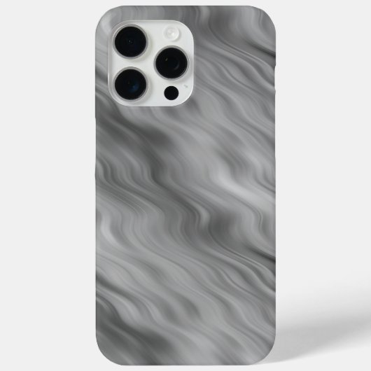 Coques Case-Mate iPhone Texture de vague Rose noir (Verso)