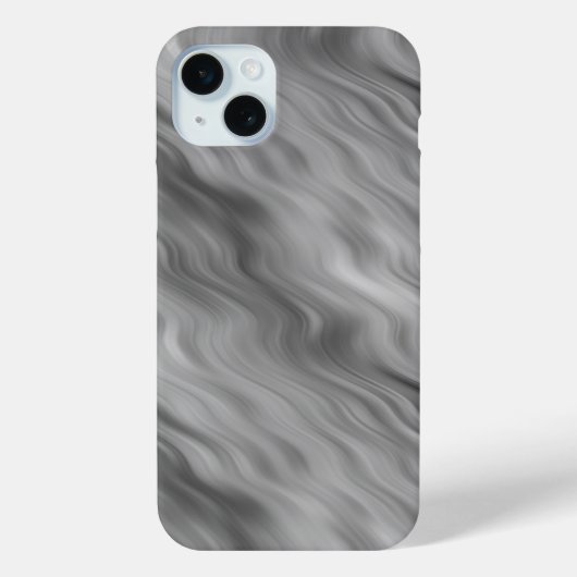 Coques Case-Mate iPhone Texture de vague Rose noir (Verso)