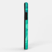 Coques Case-Mate iPhone Texture de verre d'Aqua (Dos/Droite)