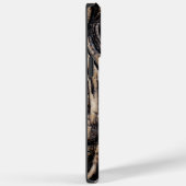 Coques Case-Mate iPhone Texture d'écorce d'arbre brûlé (Verso / Droite)