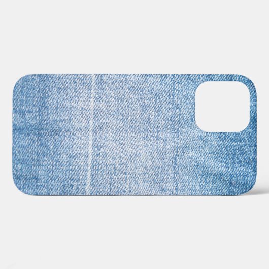 Coques Case-Mate iPhone Texture des jeans en denim bleu (Verso (horizontal))