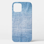 Coques Case-Mate iPhone Texture des jeans en denim bleu (Verso)