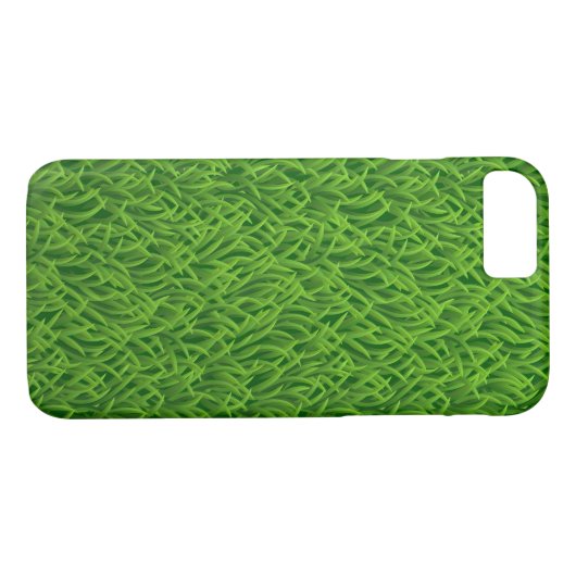 Coques Case-Mate iPhone Texture d'herbe verte (Dos (Horizontal))