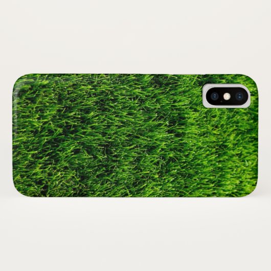 Coques Case-Mate iPhone Texture d'herbe verte d'un terrain de football (Dos (Horizontal))
