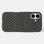 Coques Case-Mate iPhone Texture d'impression de pointes d'acier brut indus (Verso (horizontal))