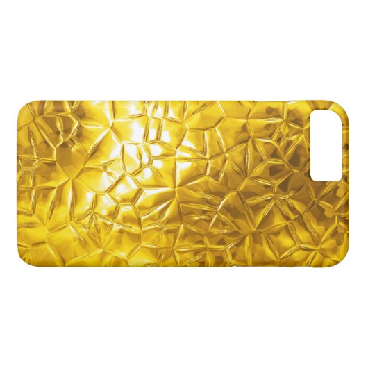 Coques Case-Mate iPhone texture dorée (Dos (Horizontal))