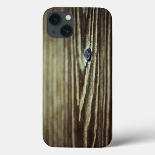 Etui iPhone 13 Texture du grain de bois par Shirley Taylor