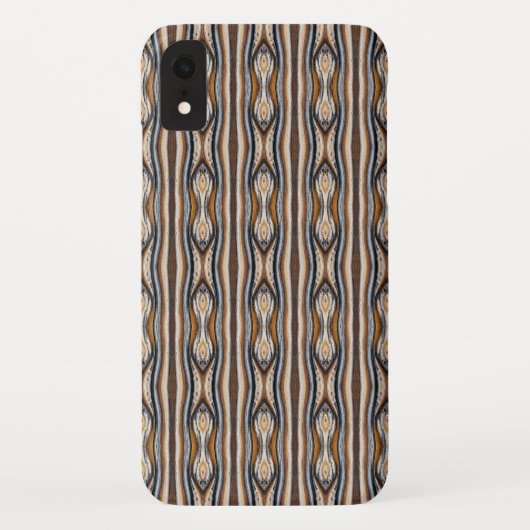 Coques Case-Mate iPhone Texture du noeud du grain de bois (Dos)