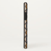 Coques Case-Mate iPhone Texture du noeud du grain de bois (Dos/Droite)