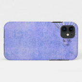 Coques Case-Mate iPhone Texture du papier à ballon à air chaud - bleu (Dos (Horizontal))