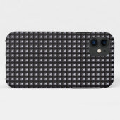 Coques Case-Mate iPhone Texture en acier cloutée (Dos (Horizontal))