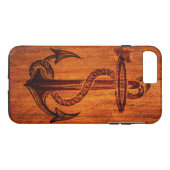 Coques Case-Mate iPhone Texture en bois (Ancre) (Dos (Horizontal))