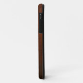 Coques Case-Mate iPhone Texture en bois d'acajou (Dos/Gauche)
