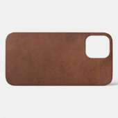 Coques Case-Mate iPhone Texture en cuir authentique, véritable arrière - p (Verso (horizontal))