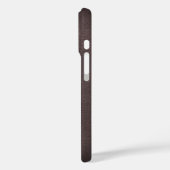 Coques Case-Mate iPhone Texture en cuir avec Badge Grunge (Verso / Gauche)