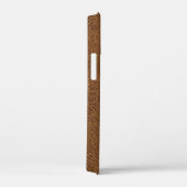 Coques Case-Mate iPhone Texture en cuir Brown (Verso / Droite)
