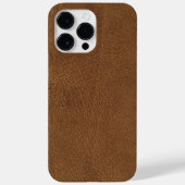 Coques Case-Mate iPhone Texture en cuir Brown (Verso)