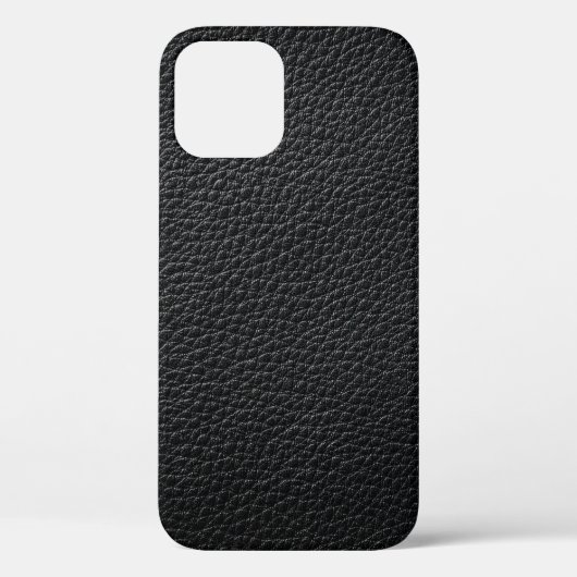 Coques Case-Mate iPhone Texture en cuir noir et cuir fond, texture (Verso)