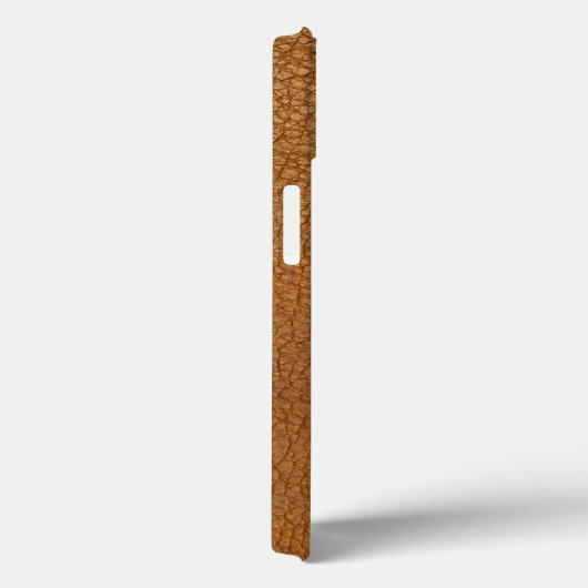 Coques Case-Mate iPhone Texture en cuir personnalisée (Verso / Droite)