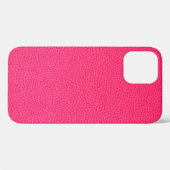 Coques Case-Mate iPhone Texture en cuir rose (Verso (horizontal))