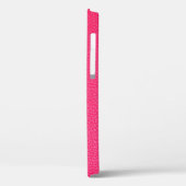 Coques Case-Mate iPhone Texture en cuir rose (Verso / Gauche)